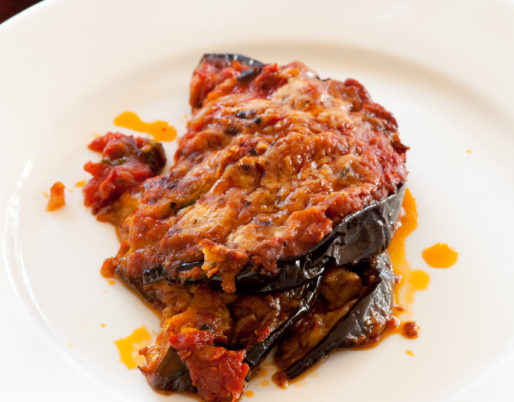 Eggplant Aubergine Parmigiana