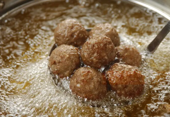 Fry Meatballs