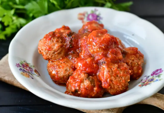 Authentic Meatballs Dish