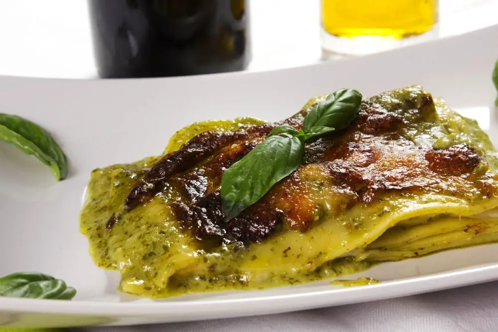 Lasagne with Basil Pesto Authentic Italian Recipes PizzaCappuccino