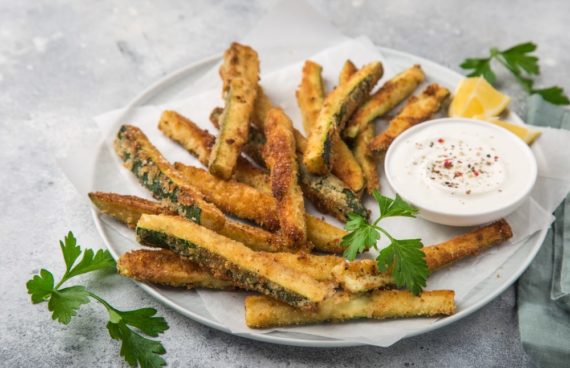 Roman-style Fried Zucchini
