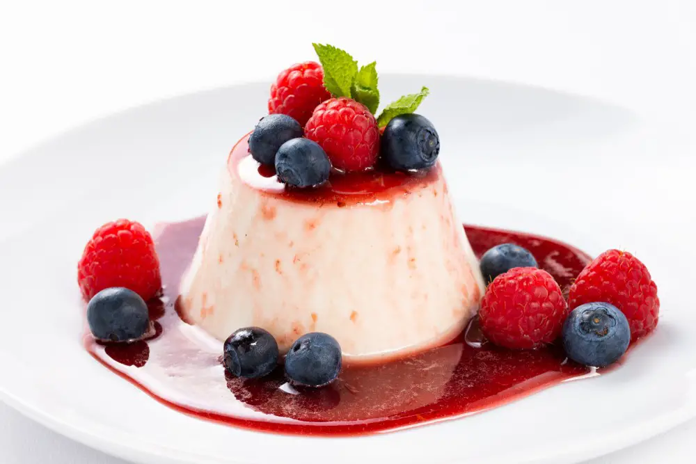 Panna Cotta with Berries