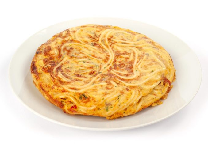 Spaghetti Pasta Frittata