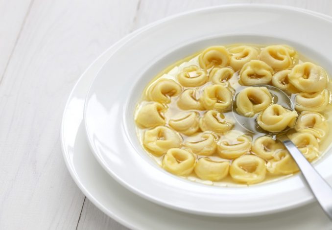 Tortellini in broth recipe