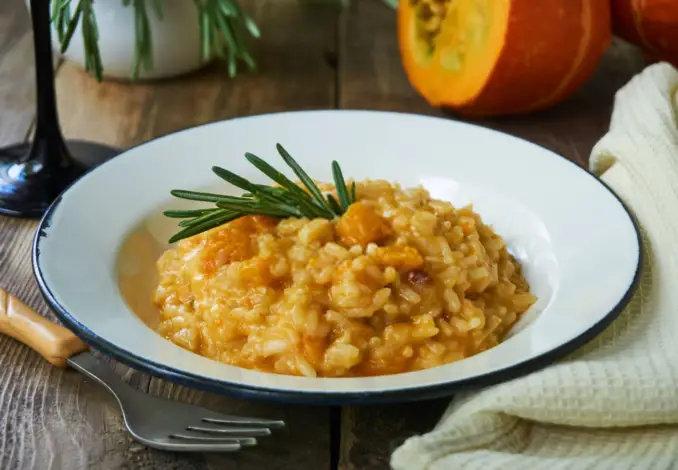 Pumpkin Risotto Italian Recipe