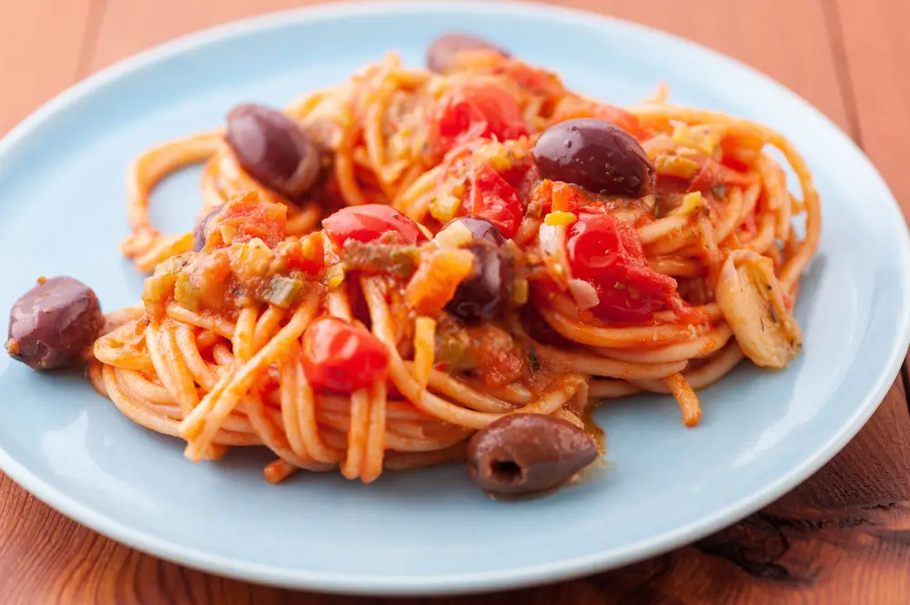 Spaghetti alla Puttanesca | Italian Recipe | PizzaCappuccino