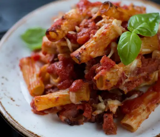 Baked Pasta With Eggplants