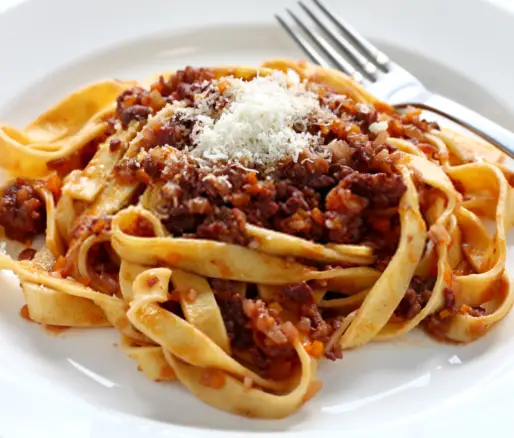 Tagliatelle With Ragù Bolognese