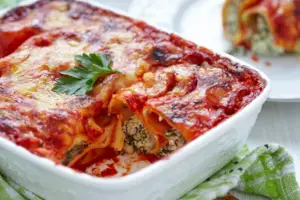 Ricotta and Spinach Cannelloni