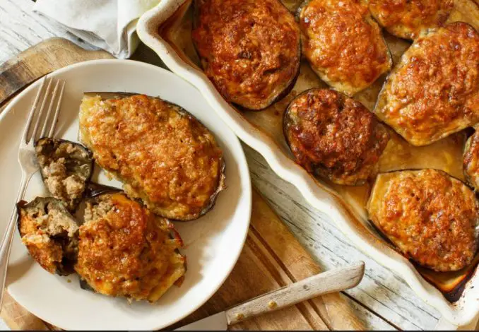 Calabrian-Stuffed-Egglplants