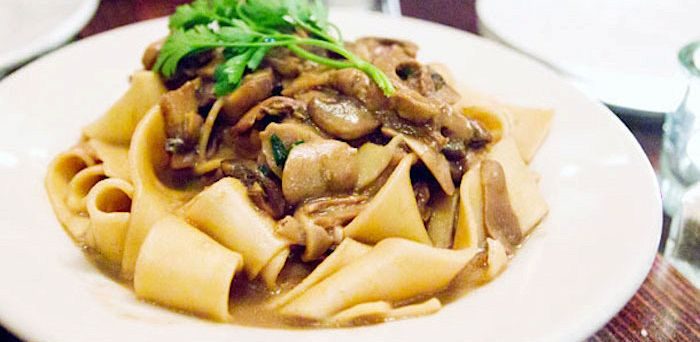 pappardelle with mushroom