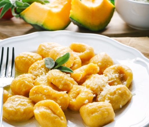 Hand Made Gnocchi With Pumpkin