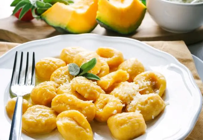 Hand Made Gnocchi With Pumpkin