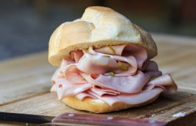Bread and Mortadella Bologna