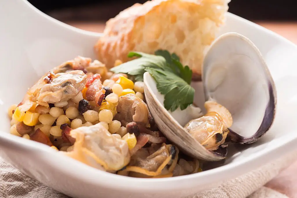 Fregola Pasta With Clams