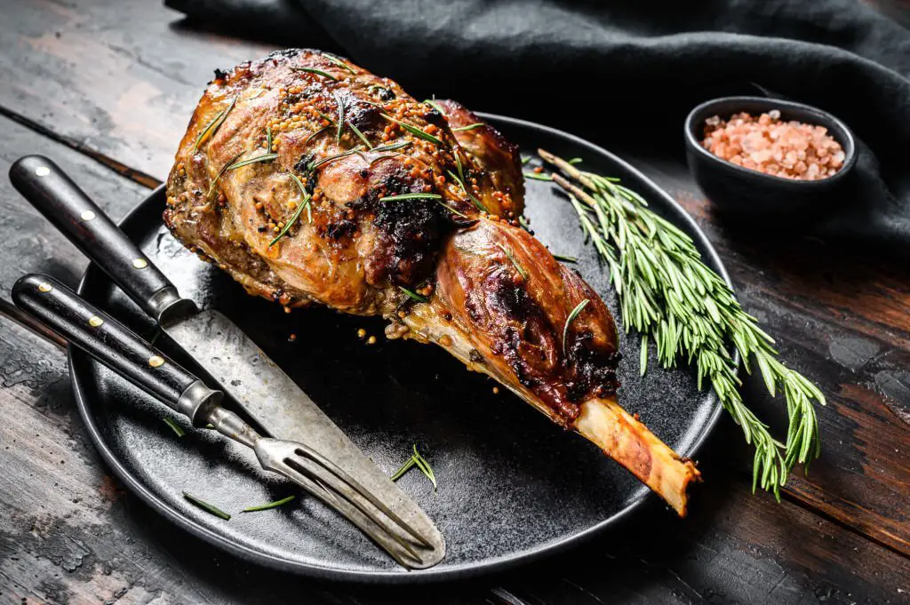 BBQ Roasted Lamb Leg