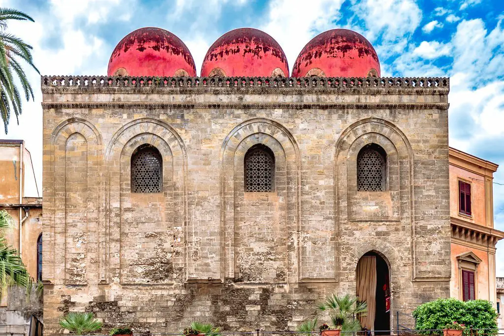 The Church of San Cataldo in Palermo Sicily