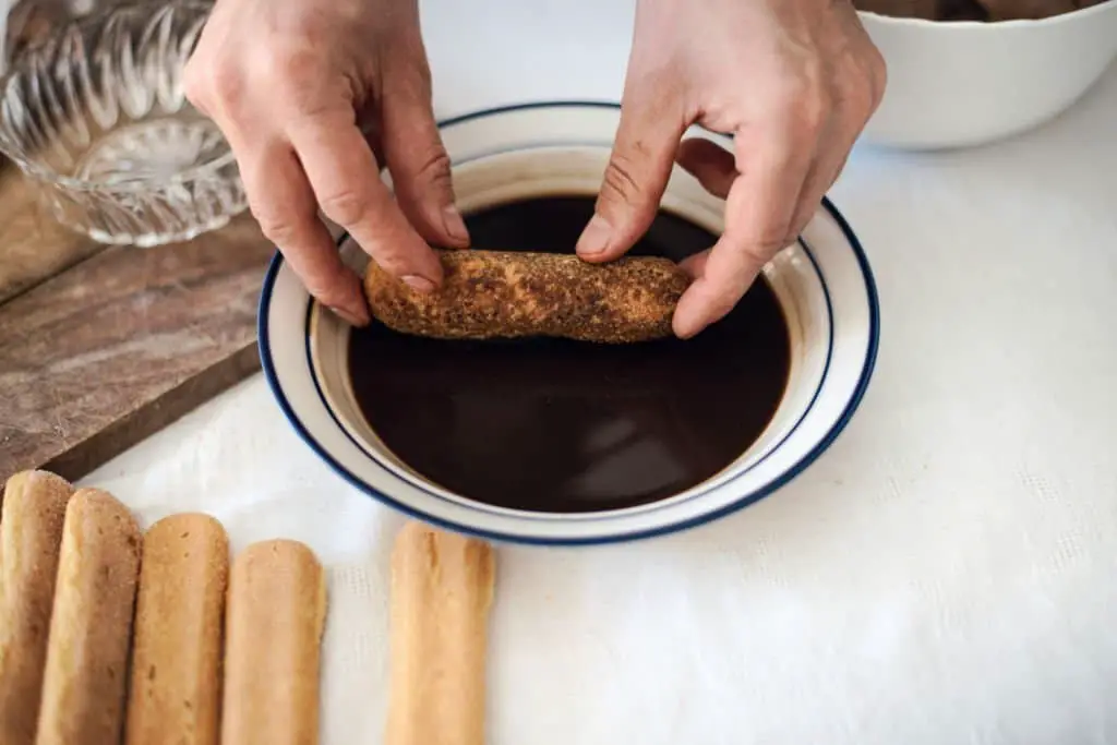 Lady fingers and Coffee