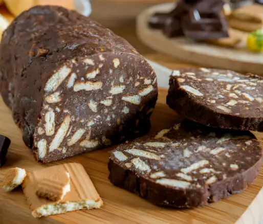 Chocolate Salami Salame di Cioccolato