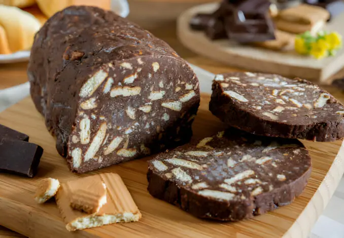 Chocolate Salami Salame di Cioccolato